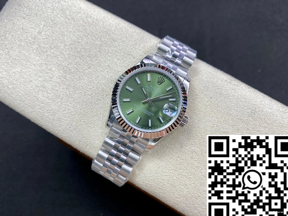 31MM Factory Stainless Datejust EW Steel M278274-0018 Rolex 0124